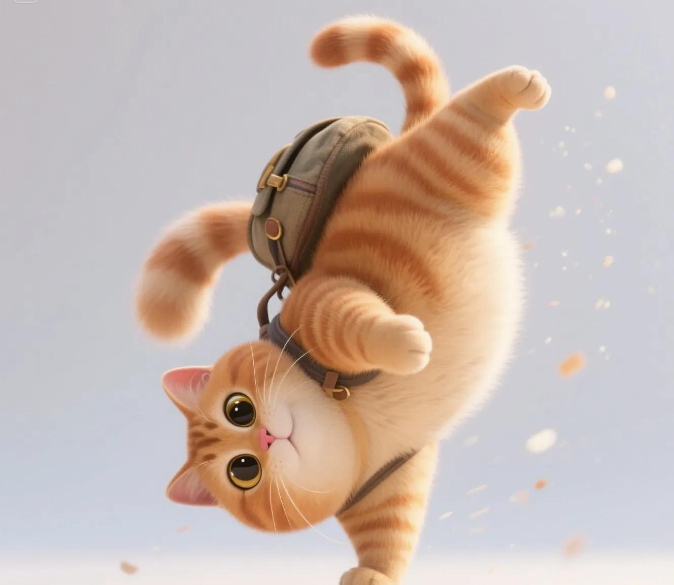 我家猫会后空翻